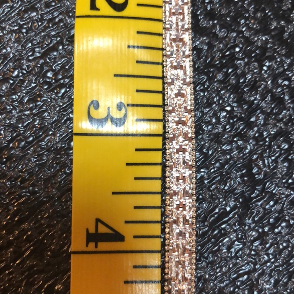 Stunning High Shine 925 Italy M Weaved Bracelet With Clasp & Security Clasp - Picture 5 of 12